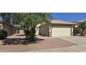 Single-story home with a one-car garage and side yard view at 12413 N El Frio St, El Mirage, AZ 85335
