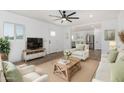 Bright living room with modern furniture and an open floor plan at 309 N 6Th St, Buckeye, AZ 85326