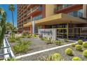 Building entrance with landscaping and signage at 4750 N Central Ave # 8B, Phoenix, AZ 85012