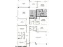 3-bedroom, 2-bathroom floor plan with 3-car garage at 20262 W Hollyhock St, Buckeye, AZ 85396