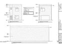Front and rear elevations of a contemporary home at 108 W Baseline Rd, Buckeye, AZ 85326