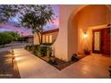 Attractive walkway leading to a charming home entrance at 9020 N 33Rd Way, Phoenix, AZ 85028