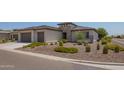 Two-car garage and nicely landscaped front yard at 2813 N 168Th Ave, Goodyear, AZ 85395