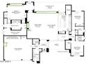 3-car garage, 3 bed, 2.5 bath floor plan with covered patio at 14048 E Harmony Ln, Fountain Hills, AZ 85268