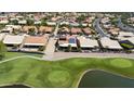 Property with solar panels, pool, and golf course proximity at 9313 E Crystal Dr, Sun Lakes, AZ 85248