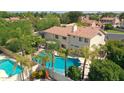 Two-story home with a large pool and surrounding landscape at 19422 N 67Th Ln, Glendale, AZ 85308