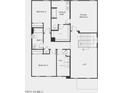 Two-story floor plan featuring primary bedroom, loft and two additional bedrooms at 1720 W Coolidge Way, Coolidge, AZ 85128