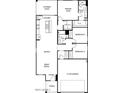 Floorplan showing kitchen, dining, great room, and bedrooms at 4432 W Janie St, San Tan Valley, AZ 85144