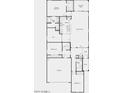 Open floor plan featuring 3 bedrooms, 2 bathrooms, den, and a covered patio at 5753 S 243Rd Dr, Buckeye, AZ 85326