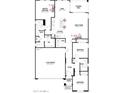 Floor plan of a single-story home with an open layout and patio at 24066 N 162Nd Ln, Surprise, AZ 85387