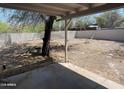 Backyard with covered patio and gravel area at 8045 N 14Th St, Phoenix, AZ 85020