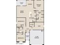 Open floor plan with 3 bedrooms, 2 baths, and a 2-car garage at 24224 W Bowker St, Buckeye, AZ 85326