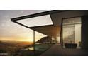 Infinity pool with scenic mountain and city views at 5850 E Glen Dr, Paradise Valley, AZ 85253