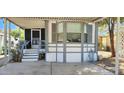 Mobile home exterior showcasing front entrance and steps at 2233 E Behrend Dr # 41, Phoenix, AZ 85024