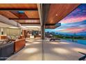 Open floor plan with kitchen and living area at 42515 N 102Nd St, Scottsdale, AZ 85262