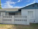 House exterior showcasing a light blue color and a unique fence at 2941 N 19Th Ave # 84, Phoenix, AZ 85015
