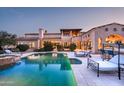 Luxury backyard oasis with a pool and spa at 24546 N 91St St, Scottsdale, AZ 85255