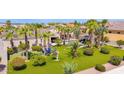 Aerial view of luxury home, pool, and expansive backyard at 3749 E Juniper Cir, Mesa, AZ 85205