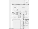 One-story floor plan with 3 bedrooms, 2 baths, den, and great room at 5910 S 246Th Ln, Buckeye, AZ 85326