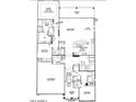 Two-story home floor plan, features 4 bedrooms, 3 baths, and a 2-car garage at 41301 W Sussex Dr, Maricopa, AZ 85138