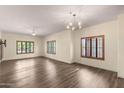 Bright dining room with hardwood floors and large windows at 5450 E Deer Valley Dr # 2206, Phoenix, AZ 85054
