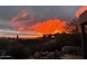 Spectacular sunset view from backyard at 42035 N 113Th Way, Scottsdale, AZ 85262