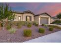 One-story home showcasing a modern design with well-manicured landscaping at 4145 S Zephyr --, Mesa, AZ 85212
