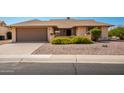 Ranch-style home with mature landscaping and gravel driveway at 9663 W Kimberly Way, Peoria, AZ 85382