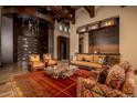 Open living area with hardwood floors and rustic decor at 21423 S 147Th St, Gilbert, AZ 85298
