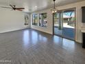 Spacious dining area with sliding doors to the backyard at 2742 W Wayne Ln, Anthem, AZ 85086