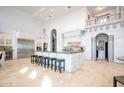 Spacious kitchen with center island and high-end appliances at 5400 E Valle Vista Rd # 6, Phoenix, AZ 85018
