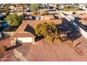 Single story home with a large yard and attached garage at 5534 W Tierra Buena Ln, Glendale, AZ 85306