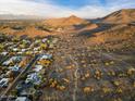 Aerial view showcasing the property's location and mountain views at 3348 E Eva St, Phoenix, AZ 85028