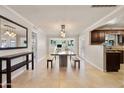Spacious dining area with granite top table and benches at 127 E Garfield St, Tempe, AZ 85288