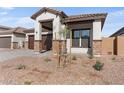 Charming house with stone accents and a neatly landscaped front yard at 682 E Aurora Dr, San Tan Valley, AZ 85140