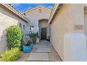 Inviting exterior with landscaped walkway leading to front door at 5221 E Thunder Hawk Rd, Cave Creek, AZ 85331