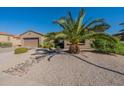 One-story house with a desert landscape and palm trees at 20340 N Canyon Whisper Dr, Surprise, AZ 85387