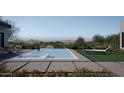 Stunning pool and spa with mountain views at 10610 E Stoney Cir, Scottsdale, AZ 85262