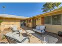 Relaxing patio area with seating, perfect for outdoor enjoyment at 13605 N Redwood Dr, Sun City, AZ 85351