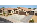Single-story house with two-car garage and paver driveway at 786 W Jahns Dr, Casa Grande, AZ 85122
