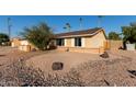 Front yard view of a single story home with rock landscaping at 2705 W Summit Pl, Chandler, AZ 85224