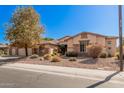 One-story house with three-car garage and attractive desert landscaping at 13227 W Palo Verde Dr, Litchfield Park, AZ 85340