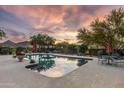 Relaxing rectangular pool with patio furniture and mountain views at 39839 N Spur Cross Rd, Cave Creek, AZ 85331