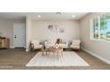 Bright and airy living room with contemporary furniture and decor at 7508 E Beatrice St, Scottsdale, AZ 85257