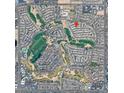 Property location shown in an aerial view within a residential neighborhood at 13348 W Cambridge Ave, Goodyear, AZ 85395