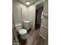 Clean bathroom with toilet and sink at 245 S 56Th St # 209, Mesa, AZ 85206