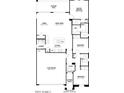One-story floor plan with 3 bedrooms and 2 baths at 9986 W Cora W Ln, Avondale, AZ 85392