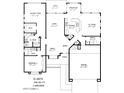 1788 sq ft floor plan with 2 bedrooms, 2 baths, and a 2 car garage at 14220 W Wagon Wheel Dr, Sun City West, AZ 85375