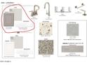 Two kitchen design options with different countertops and cabinets at 2646 E Bluff Spring Ave, Apache Junction, AZ 85119