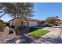 House exterior showcasing a front yard, driveway, and landscaping at 46001 W Tucker Rd, Maricopa, AZ 85139